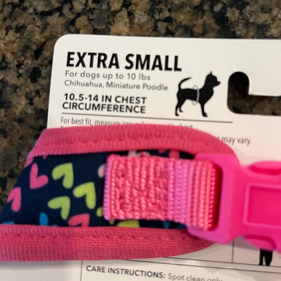 VIBRANT LIFE Harness Size XS. With bow, hearts, & a big diamond. NWT - Picture 7 of 9